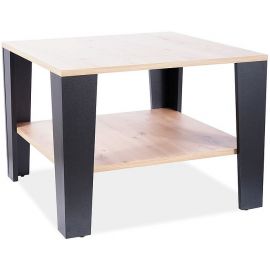 Складной кофейный столик Signal Quadra, 67x67x50 см, светло-коричневый, черный (QUADRADWC) | Signal | prof.lv Viss Online