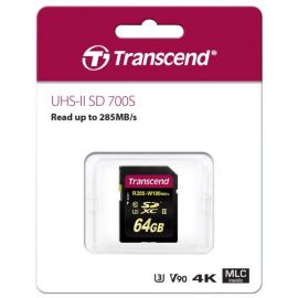 Transcend GSDC700S SD-карта памяти 285 МБ/с, черная | Карты памяти | prof.lv Viss Online