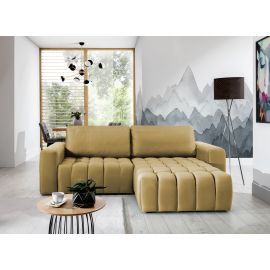 Eltap Bonett Solar Corner Pull-Out Sofa 175x250x92cm, Yellow (Bon_56) | Corner couches | prof.lv Viss Online