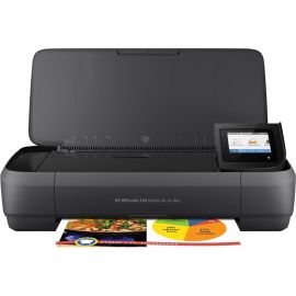 HP OfficeJet 250 Мобильный многофункциональный принтер с чернилами, цвет черный (CZ992A#BHC) | Офисное оборудование и аксессуары | prof.lv Viss Online