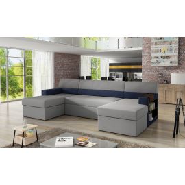 Eltap Markos Jasmine/Soft Corner Pull-Out Sofa 57x314x86cm, Grey (M22) | Sofas | prof.lv Viss Online