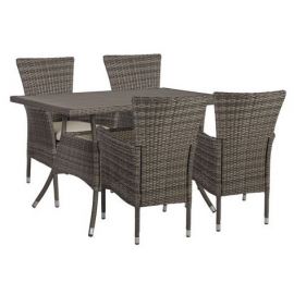 Home4you Paloma Garden Furniture Set Brown K21133 | Outdoor furniture sets | prof.lv Viss Online