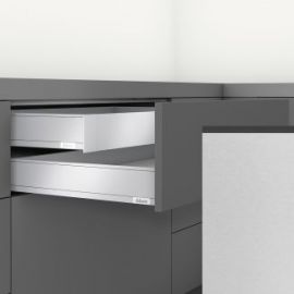 Blum myLegrabox M Inner Drawer, 450mm, Carbon/Inox (53.45.05.53) | Blum | prof.lv Viss Online