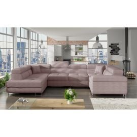 Eltap Letto Omega Corner Pull-Out Sofa 58x340x90cm, Pink (Le_47) | Living room furniture | prof.lv Viss Online