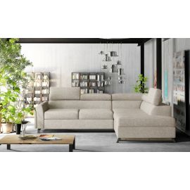 Stūra Dīvāns Izvelkams Eltap Kairos Cover 197x265x95cm Labais Stūris Bēšs (Kr_03) | Izvelkamie dīvāni | prof.lv Viss Online