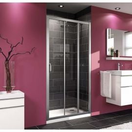 Huppe X1 X1-90cm Shower Door Transparent Satin (140303069321) | Huppe | prof.lv Viss Online