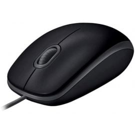 Logitech B110 Wired Mouse Black (910-005508) | Computer mice | prof.lv Viss Online