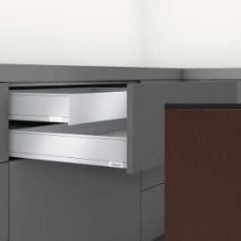 Blum myLegrabox M Inner Drawer, 450mm, Carbon/Steel (53.45.05.54) | Blum | prof.lv Viss Online