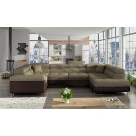 Eltap Letto Berlin/Soft Corner Pull-Out Sofa 58x202x90cm, Beige (Le_02) | Living room furniture | prof.lv Viss Online