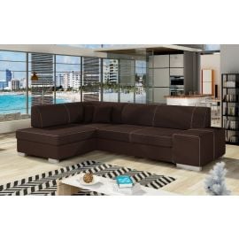 Stūra Dīvāns Izvelkams Eltap Fabio Sawana 167x268x73cm Kreisais Stūris Brūns (F02) | Izvelkamie dīvāni | prof.lv Viss Online