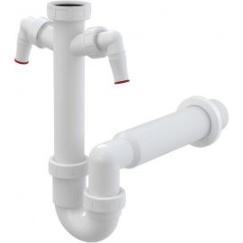 Alca A82 Kitchen Sink Siphon 50mm White (2101062) | Siphons for sinks | prof.lv Viss Online