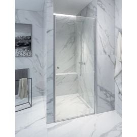 Shower Door Rubineta RUB-310 80x195cm Transparent Glass 6mm, Easy Clean, Chrome Profile (541116) | Shower doors and walls | prof.lv Viss Online