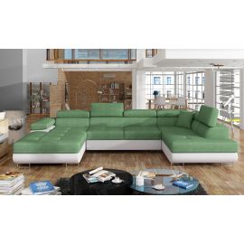 Stūra Dīvāns Izvelkams Eltap Rodrigo Soro/Soft 58x345x90cm, Zaļš (Rod_09) | Stūra dīvāni | prof.lv Viss Online