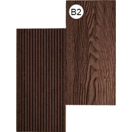 Kompozītmateriāla Terases Dēļi Ecodeckprofile Premium Extrastrong Riekstkoka 25x145mm | Wood deck materials | prof.lv Viss Online