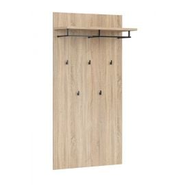 Black Red White Wall-Mounted Clothes Rack Fever 29x80x154cm, Oak (M247-PAN/15/8-DSO) | Hallway furniture | prof.lv Viss Online