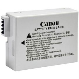 Akumulators Kamerām Canon LP-E8 1120mAh, 7.2V (4515B002BB) | Foto un video aksesuāri | prof.lv Viss Online