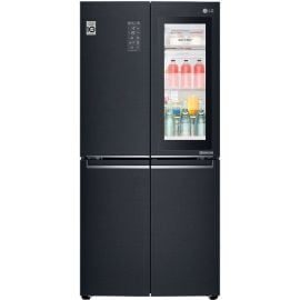 LG GMQ844MC5E Multi-Door Refrigerator, Black (GMQ844MC5E.AMCQEUR) | Divdurvju, Side by Side ledusskapji | prof.lv Viss Online