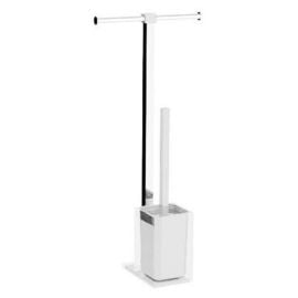 Gedy Rainbow Toilet Brush with Holder and Stand, Chrome/White (RA32-02) | Gedy | prof.lv Viss Online