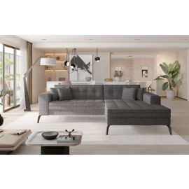 Eltap Solange Berlin Corner Pull-Out Sofa 196x292x80cm, Grey (Sol_22) | Corner couches | prof.lv Viss Online