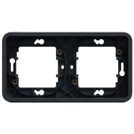 Virsapmetuma Rāmis Schneider Electric Mureva Styl 2-v., IP55, Pelēks (MUR34101) | Virsapmetuma rozetes, kontaktligzdas, slēdži | prof.lv Viss Online