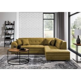 Eltap Pieretta Poco Corner Pull-Out Sofa 205x260x80cm, Yellow (Prt_118) | Corner couches | prof.lv Viss Online