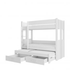 Adrk Artema Children's Bed 93x194x174cm, With Mattress, White (CH-ARTE-W-M-180) | Adrk | prof.lv Viss Online