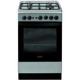 Indesit Gas Cooker IS5G1PMX/E Silver | Cookers | prof.lv Viss Online