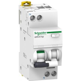 Schneider Electric Acti9 DPN N Vigi K Комбинированный автоматический выключатель утечки тока 2-полюсный, C-изгиб, 30мА, переменный ток | Прерыватель цепи протечки заземления | prof.lv Viss Online