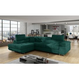 Eltap Anton Kronos Corner Pull-Out Sofa 203x272x85cm, Green (An_66) | Corner couches | prof.lv Viss Online