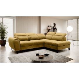 Eltap Noble Loco Corner Pull-Out Sofa 201x255x100cm, Yellow (CO-NOB-RT-45LO) | Sofas | prof.lv Viss Online