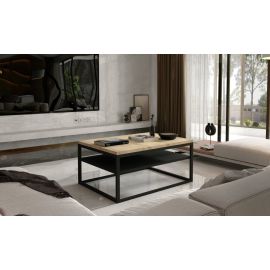 Eltap Vince Coffee Table 100x60x46cm, Oak/Black (Vince_1) | Coffee tables | prof.lv Viss Online