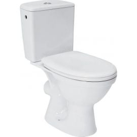 Cersanit Merida Toilet Bowl with Horizontal Outlet (90°), Polypropylene Seat White K03-014, 85170 | Toilet bowls | prof.lv Viss Online