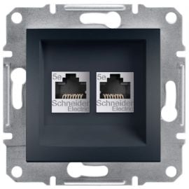 Schneider Electric Asfora Data Socket, Anthracite (EPH4400171) | Mounted switches and contacts | prof.lv Viss Online