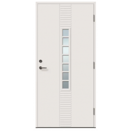 Двери Viljandi Andre VU-T1 7R наружные, белые, 988x2080 мм, правые (510309) | Двери | prof.lv Viss Online