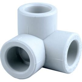 Pipelife PPR Elbow Connector D20mm White (320920) | Melting plastic pipes and fittings | prof.lv Viss Online
