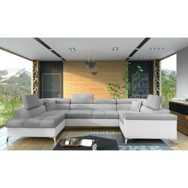 Eltap Thiago Sawana/Soft Pull-Out Corner Sofa 43x208x88cm, Grey (Th_32) | Corner couches | prof.lv Viss Online