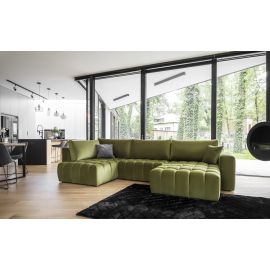 Stūra Dīvāns Izvelkams Eltap Bonito Loco 175x350x92cm, Zaļš (CO-BON-RT-33LO) | Stūra dīvāni | prof.lv Viss Online