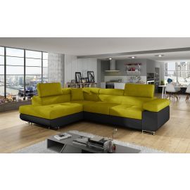 Eltap Anton Omega/Soft Corner Pull-Out Sofa 203x272x85cm, Yellow (An_67) | Corner couches | prof.lv Viss Online