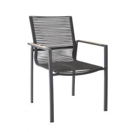Home4You Garden Chair Montana 62x75x105cm, Grey (13269) | Garden chairs | prof.lv Viss Online