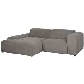 Stūra Dīvāns Home4You Lehte 200x252x75cm, Kreisais Stūris, Pelēks (78038) | Mīkstās mēbeles | prof.lv Viss Online