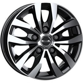 Lietais disks Mak Load 5 6.5x16, 5x118 Melna (F65605DIB55D3) | Alloy wheels | prof.lv Viss Online