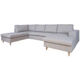 Stūra Dīvāns Home4You Harald LC 185x318x92cm, Kreisais Stūris, Bēšs (15644) | Mīkstās mēbeles | prof.lv Viss Online