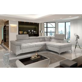 Eltap Eridano Berlin Corner Pull-Out Sofa 202x275x90cm, Grey (ERI_01) | Sofas | prof.lv Viss Online