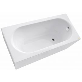 Spn Camilla 70x150cm Bath Mat Round Side, White (BT-517-L) | Stone mass baths | prof.lv Viss Online