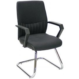 Home4You Angelo Office Chair 58x57x90cm Black (27943) | Visitor chairs | prof.lv Viss Online