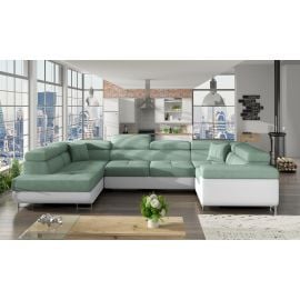 Диван Eltap Letto Soro/Soft угловой раскладной 58x340x90 см, зеленый (Le_19) | Угловые диваны | prof.lv Viss Online