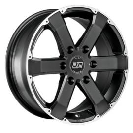 Msw 46 Alloy Wheel 7.5x17, 6x140 Black (W8507400459) | Msw | prof.lv Viss Online