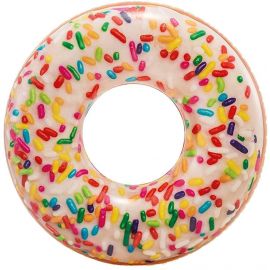 Peldmatracis Intex Sprinkle Donut 56263 Brown/White (6941057407517) | Piepūšamās atrakcijas | prof.lv Viss Online