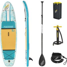 Bestway Hydro-Force Panorama SUP Board 305x84x12cm White/Blue (6941607311202) | Water sports | prof.lv Viss Online