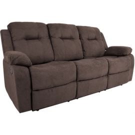Home4You Dixon Reclining Sofa, 210x95x102cm, Brown (21666) | Sofas | prof.lv Viss Online